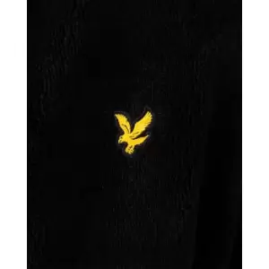 Image of Lyle & Scott Mens Towelling Dressing Gown - True Black - M