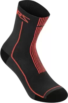 Image of Alpinestars Summer 15 Socks, black-red Size M black-red, Size M