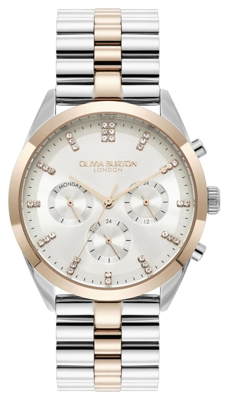 Image of Olivia Burton 24000191 City Classic Two Tone Bracelet Watch - W28137