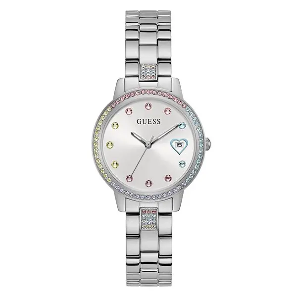 Image of GUESS GW0657L1 Three Of Hearts Bracelet Watch - W96333