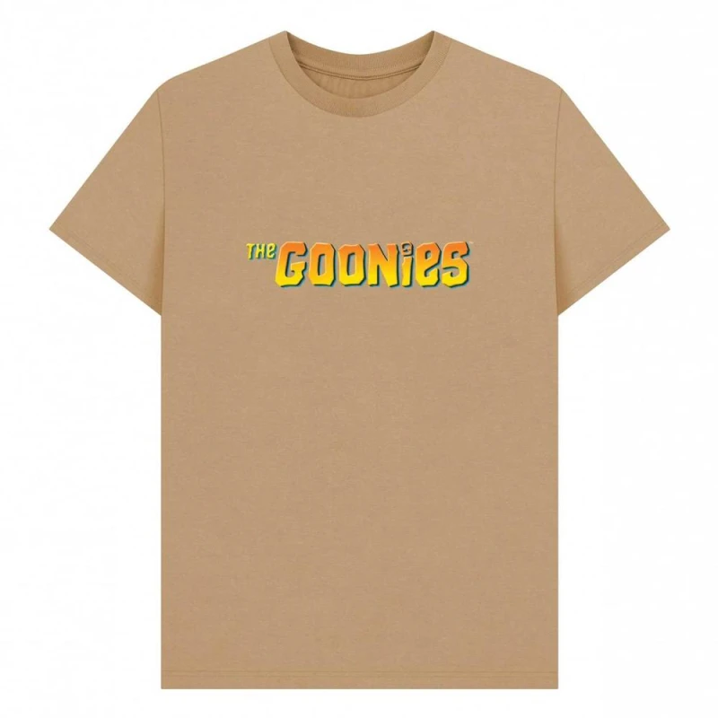 Image of The Goonies Mens Graphic T-Shirt in Light Sand Size: Small Light Sand Male S