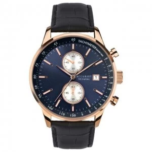 Image of Accurist White And Black Chronograph Sports Watch - 7251 - multicoloured