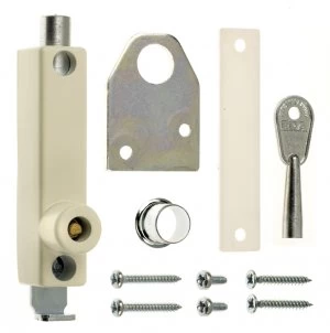 Image of Era White Universal Pushbolt