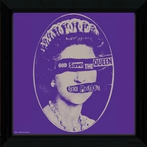 Image of Sex Pistols God Save the Queen Framed Album Cover