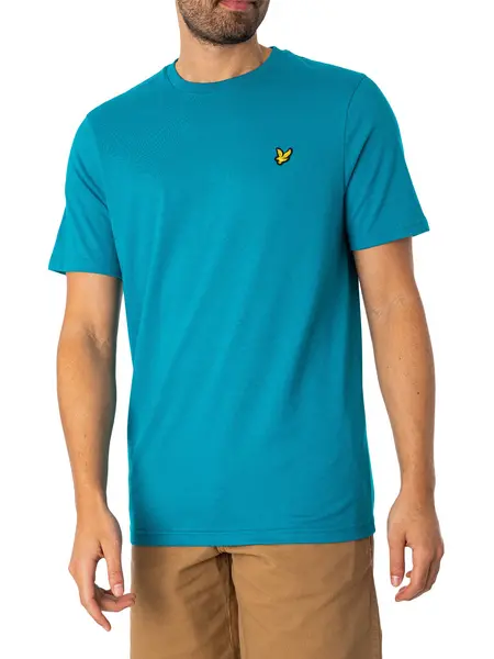 Image of Lyle & Scott Plain T-Shirt Leisure Blue S