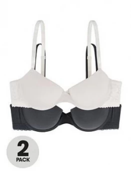 Image of Dorina Lila 2 Pack Light Padded Demi Bra