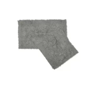 Image of Crossland Grove Emma Barclay Tumble Twist Pure Cotton 2 Piece Bath Set Silver