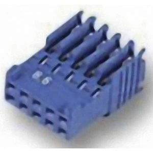 Image of TE Connectivity 281792 8 Socket enclosure cable AMPMODU HE14 Total number of pins 16 Contact spacing 2.54mm