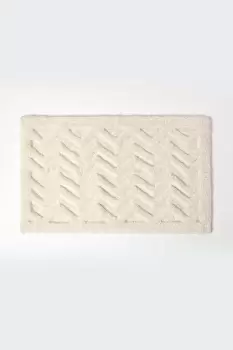 Image of Super Absorbent Soft Pattern Thick Bathmat