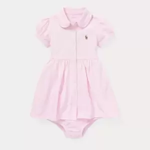 Image of Ralph Lauren Baby Oxford Dress - Carmel Pink - 2 Years