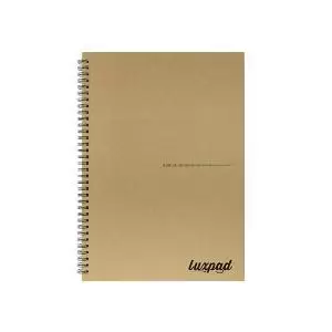 Image of Silvine Luxpad Recycled Hardback Kraft Notebook 160pp A4 THBPINA4KR