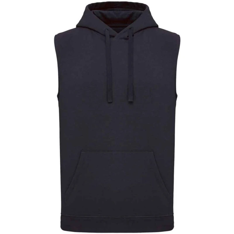 Image of Proact Mens Sleeveless Hoodie in Navy Size: XS Navy Male XS