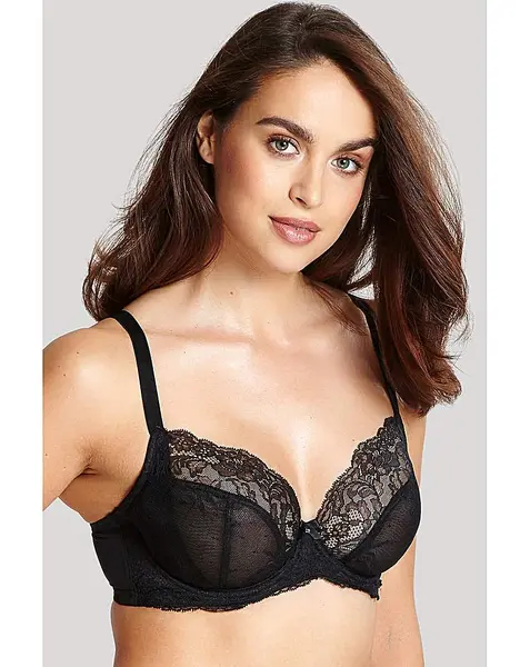 Image of Panache Panache Ana Lace Plunge Bra Black Female 36D LJ27833