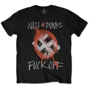 Image of Dead Kennedys - Nazi Punks Unisex XX-Large T-Shirt - Black