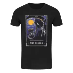 Image of Deadly Tarot Mens The Reaper T-Shirt (S) (Black)