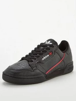 Image of Adidas Originals Continental 80 - Black/Red/Blue