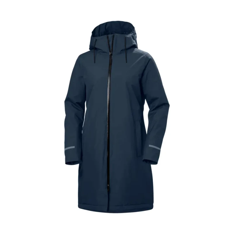 Image of Helly Hansen Womens hooded coat Helly Hansen Aspire Bleu Female M