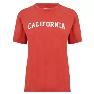 Image of SoulCal Cali BF T Shirt Womens - Red