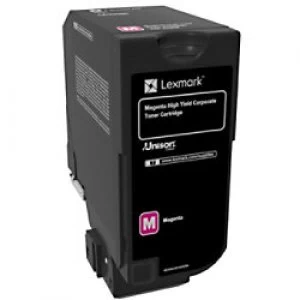 Image of Lexmark 74C2HME Magenta Laser Toner Ink Cartridge