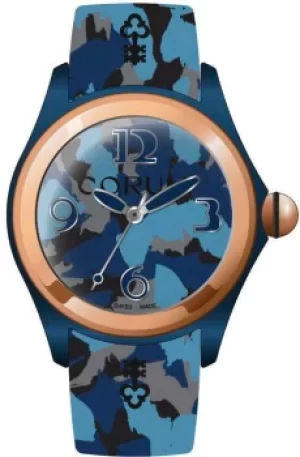 Image of Corum Watch Bubble 52 Camouflage Blue