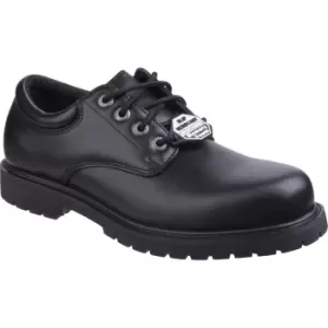 Image of Skechers Work Cottonwood Elks Shoe Black Size 9