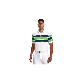Image of Under Armour Mens Playoff Polo 2.0 - White/Academy - M