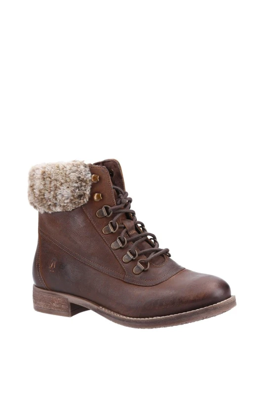 Image of Hush Puppies 'Effie' Ankle Boots Brown female