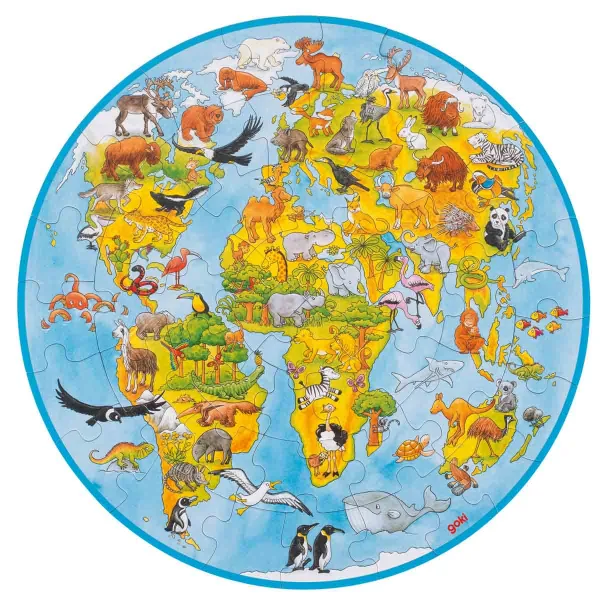 Image of Goki XXL World Puzzle