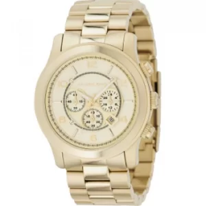 Image of Mens Michael Kors Runway Chronograph Watch