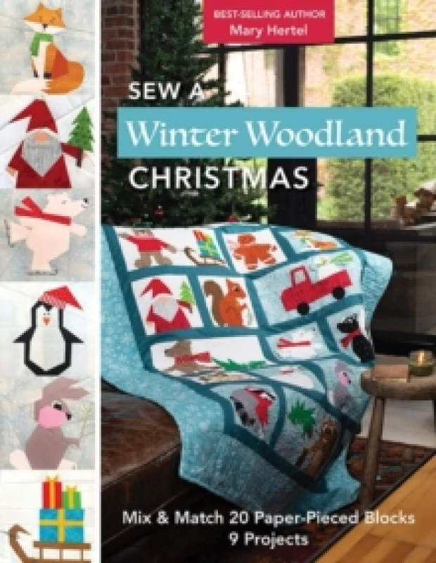 Image of Sew a Winter Woodland Christmas: : Mix & Match 20 Paper Pieced Blocks, 9 Projects Paperback / softback