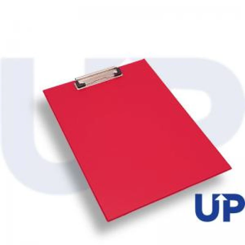 Image of UP A4 PVC Clipboard Red (10)