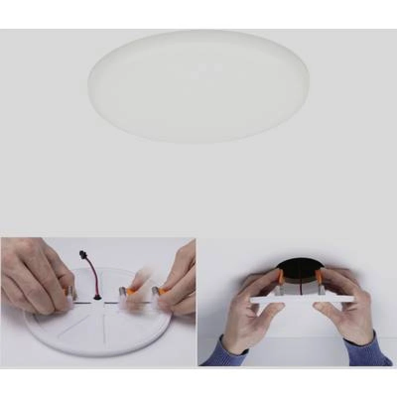 Image of Paulmann Paulmann 92391 EB Panel Veluna VariFit LED recessed light LED (monochrome) 10 W Satin 92391