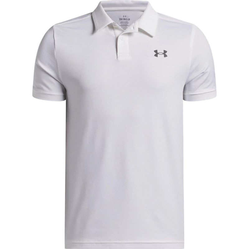 Image of Under Armour UA Matchplay Polo Jn62 Wht/Castlerock male 11-12 (L)