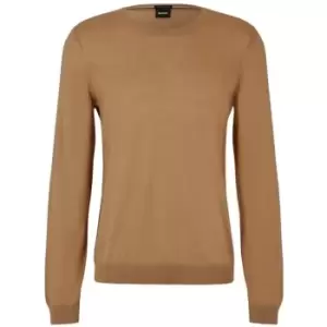 Image of Boss Leno-P Knit Jumper - Beige