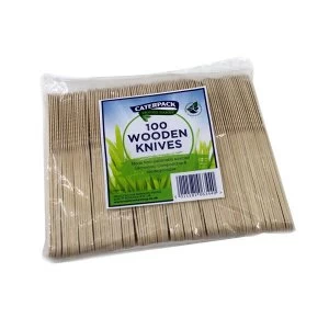 Image of Robinson Young Natural birchwood Knives Ref 10567 Pack of 100 169037