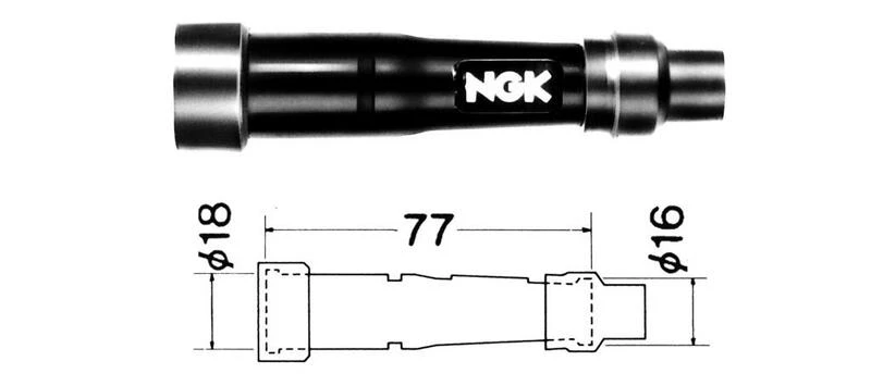 Image of NGK Spark Plug Cap - SB01E