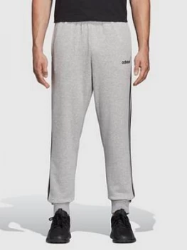 Image of Adidas Essential 3 Stripe Track Pants - Grey