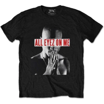 Image of Tupac - Eyez On Me Unisex Medium T-Shirt - Black