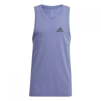 Image of adidas HEAT. RDY Warrior Woven Tank Top Mens - Orbit Violet