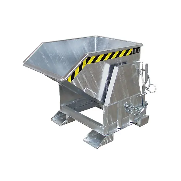 Image of eurokraft pro capacity 0.5 m³, capacity 0.5 m³, hot dip galvanised