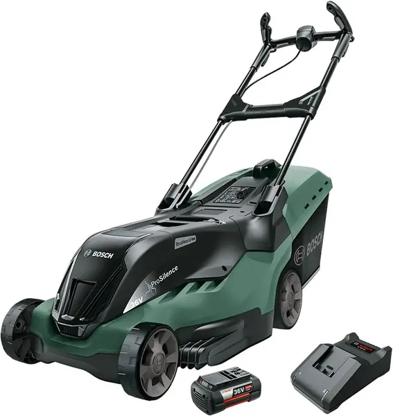 Image of Bosch AdvancedRotak 36-650 36V 2 x 2Ah Li-ion Cordless Rotary Lawnmower