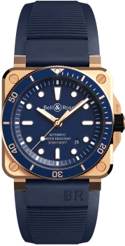 Image of Bell & Ross Watch BR 03 92 Diver Blue Bronze Limited Edition
