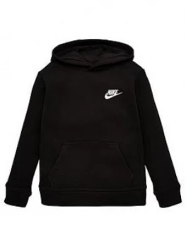 Image of Nike Sportswear Younger Childs Club Overhead Hoodie - Black