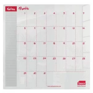 Image of Monthplaner Acrylicdesk&Semi 450X450Mm