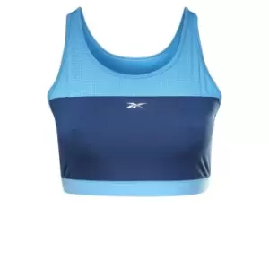 Image of Reebok Workout Ready Mesh Bralette (Plus Size) Womens - Blue