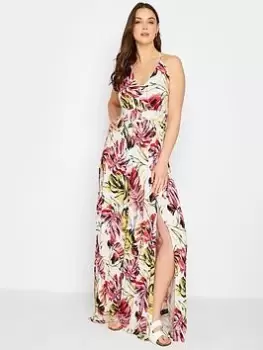 Image of Long Tall Sally Long Tall Sally Spilt Detail Maxi Dress, Black, Size 10, Women