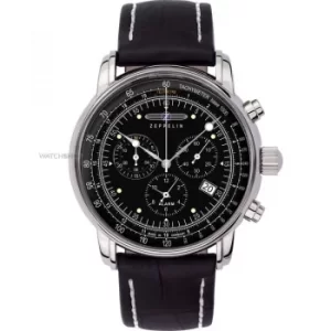 Image of Mens Zeppelin 100 Jahre Alarm Chronograph Watch