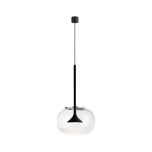 Image of Grok Alive - LED Globe Ceiling Pendant Alive Black 575lm 2700K
