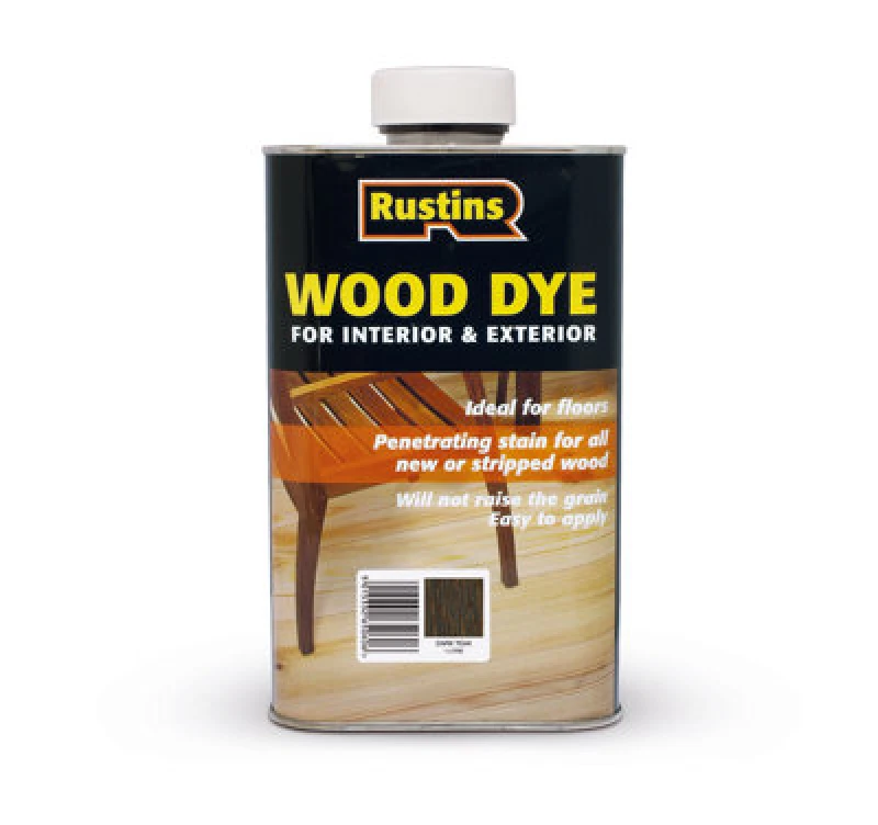 Image of Rustins Wood Dye - Dark Teak 1Ltr
