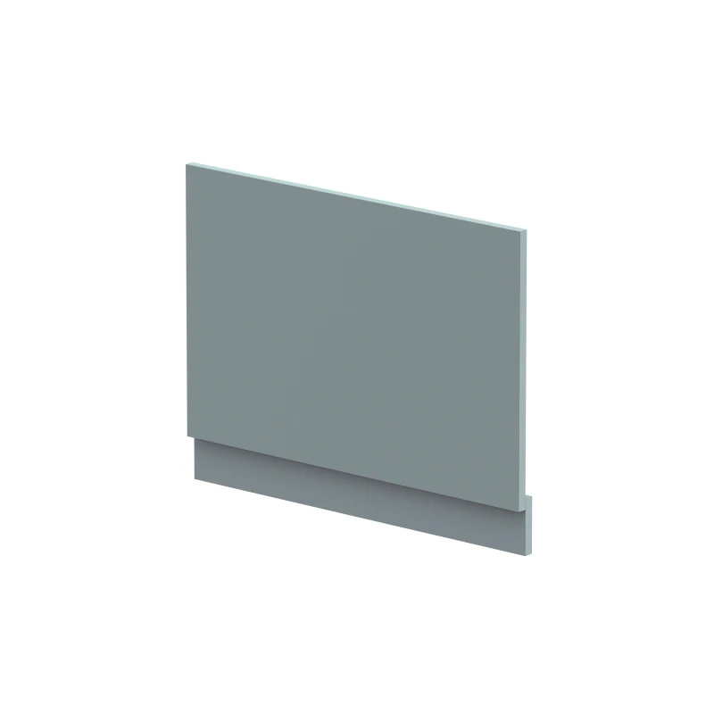 Image of Balterley Edge/Power Straight End Bath Panel & Plinth, 750mm - Matt Coastal Grey Grey unisex